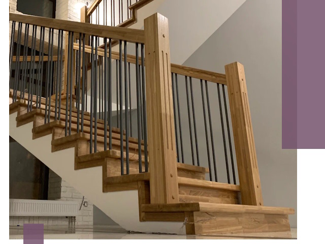 Реставрация деревянных и металлических лестниц в Кызыле