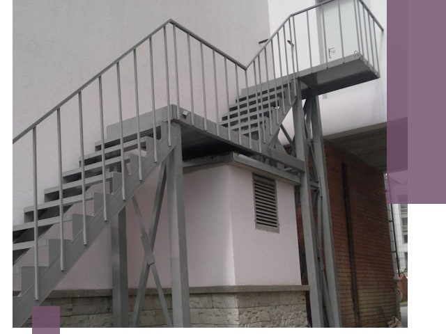 Монтаж пожарных лестниц под ключ в Кызыле с гарантией качества