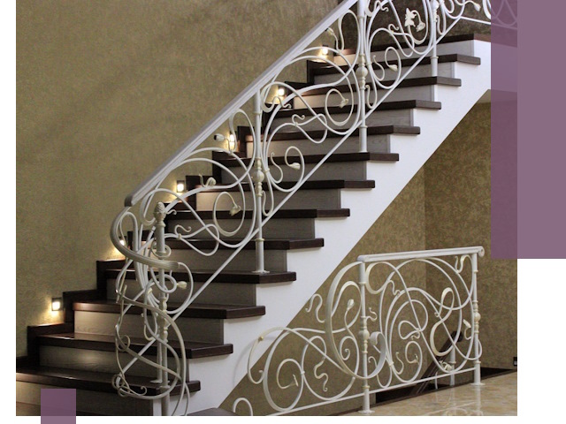 Кованые лестницы под ключ в Кызыле — изготовление и монтаж