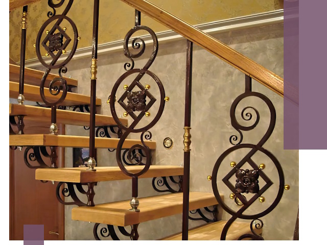 Изготовление кованых лестниц под ключ в Кызыле