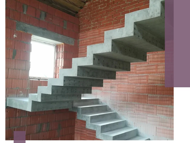 Бетонные лестницы под ключ в Кызыле: монтаж, демонтаж, ремонт