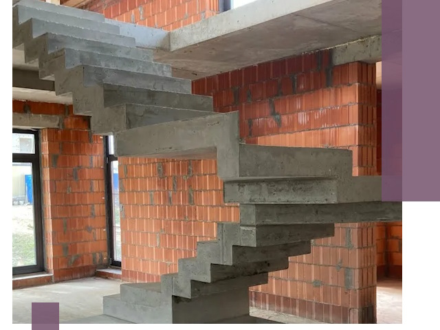 Изготовление бетонных лестниц под ключ в Кызыле