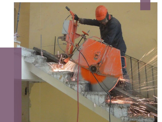 Демонтаж бетонных лестниц в Кызыле от 4667 руб. за м2 | ПРОЛЁТ-Кзл