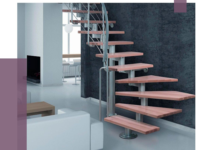 Модульные лестницы в Кызыле от 17112 руб. — купить в ПРОЛЁТ-Кзл