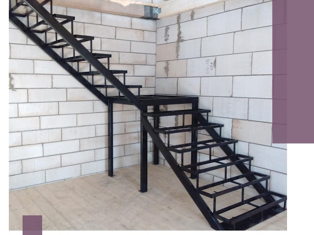 Лестницы на металлокаркасе под ключ в Кызыле — изготовление и монтаж