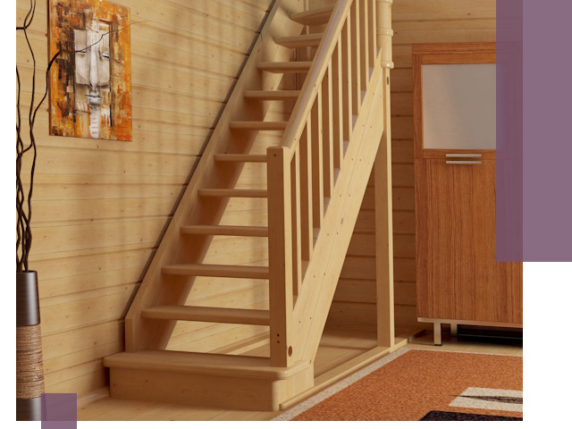 Лестницы эконом класса под ключ в Кызыле — недорого и быстро