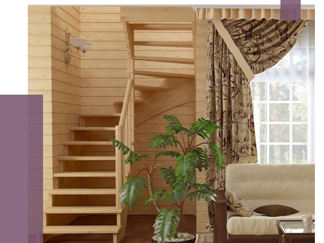 Лестницы для дачи в Кызыле от 77005 руб.  | ПРОЛЁТ-Кзл