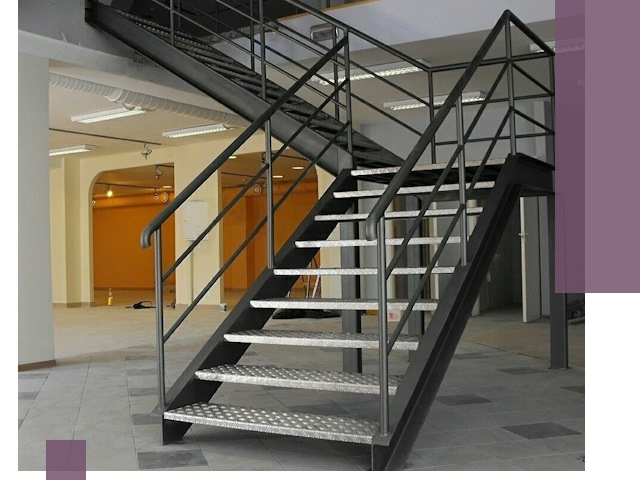 Лестницы для офиса в Кызыле: изготовление, монтаж, демонтаж