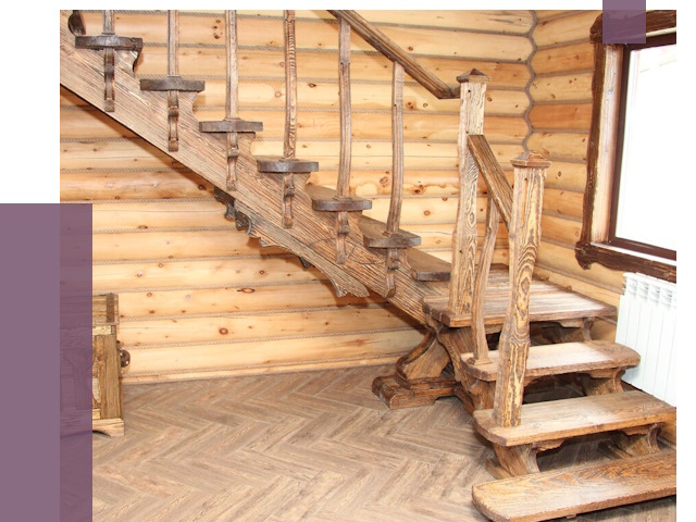 Лестницы в баню в Кызыле от 19394 руб. — изготовление | ПРОЛЁТ-Кзл