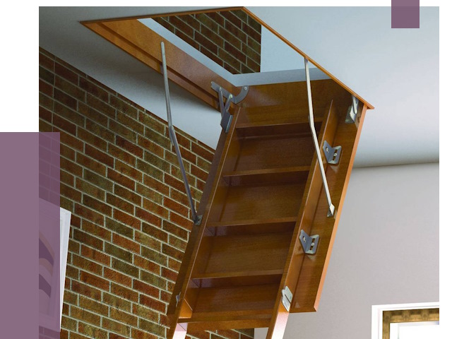 Установка чердачной лестницы в Кызыле от 7934 руб. | ПРОЛЁТ-Кзл