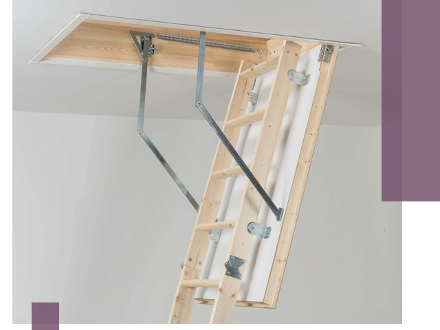 Установка чердачной лестницы под ключ в Кызыле