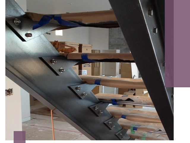 Усиление лестничных конструкций и усиление опор в Кызыле