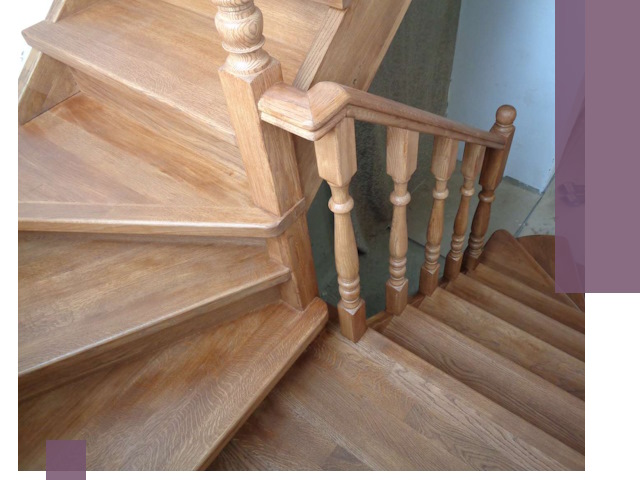 Дубовые лестницы под ключ в Кызыле: изготовление и монтаж