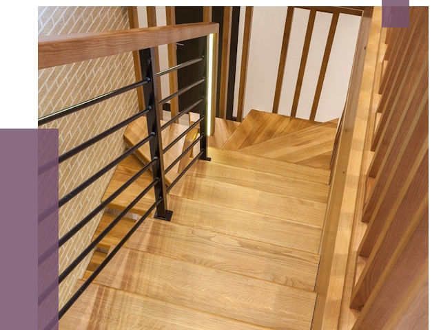 Лестницы из ясеня в Кызыле под ключ от 10164 руб. 