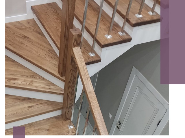 Обшивка металлических лестниц под ключ в Кызыле