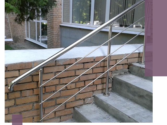 Перила из нержавеющей стали высокого качества в Кызыле