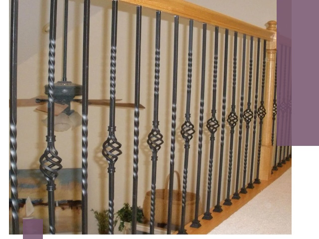 Изготовление и монтаж кованных перил в Кызыле под ключ