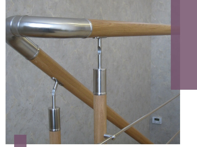 Комбинированные перила на заказ в Кызыле — монтаж и производство