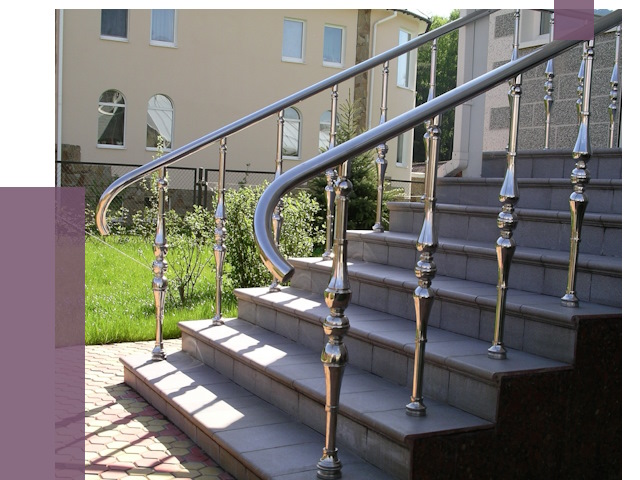 Перила для крыльца в Кызыле от 10890 руб. — монтаж ПРОЛЁТ-Кзл