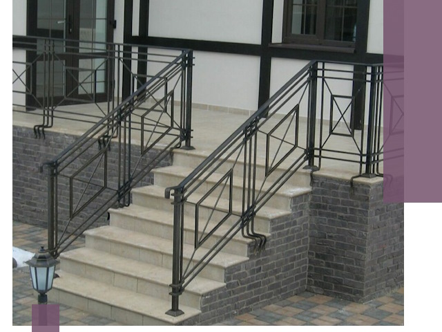 Перила для крыльца в Кызыле — монтаж, изготовление и установка