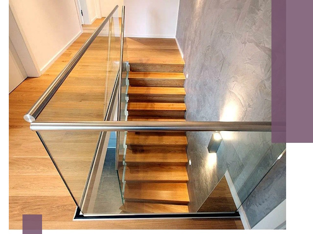 Перила для лестницы в доме — изготовление и монтаж в Кызыле