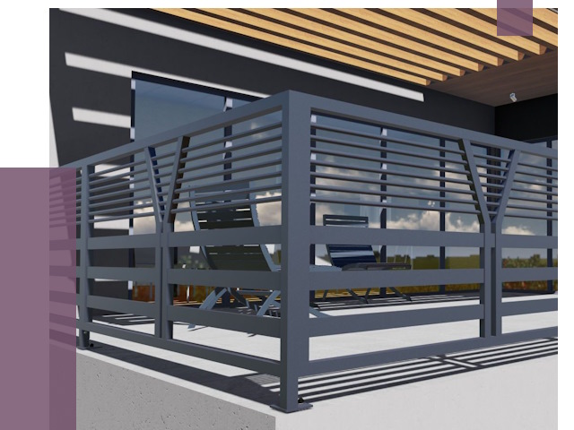 Изготовление балконных ограждений в Кызыле от 10890 руб. | ПРОЛЁТ-Кзл