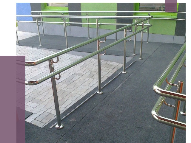 Ограждения пандусов в Кызыле от 4408 руб. монтаж | ПРОЛЁТ-Кзл