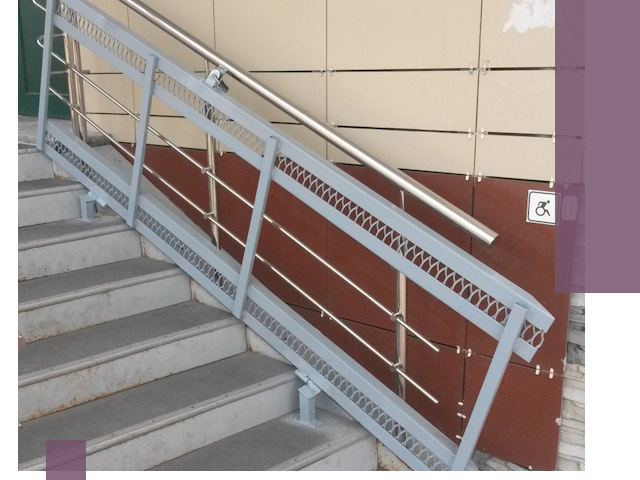 Изготовление откидных пандусов под ключ в Кызыле