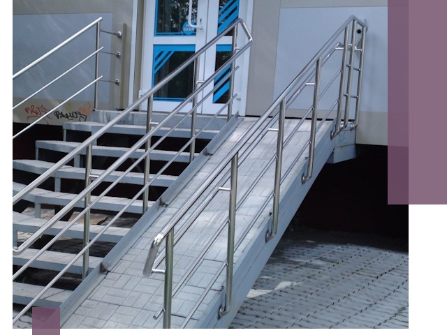 Пандус на крыльцо под ключ в Кызыле: монтаж и изготовление