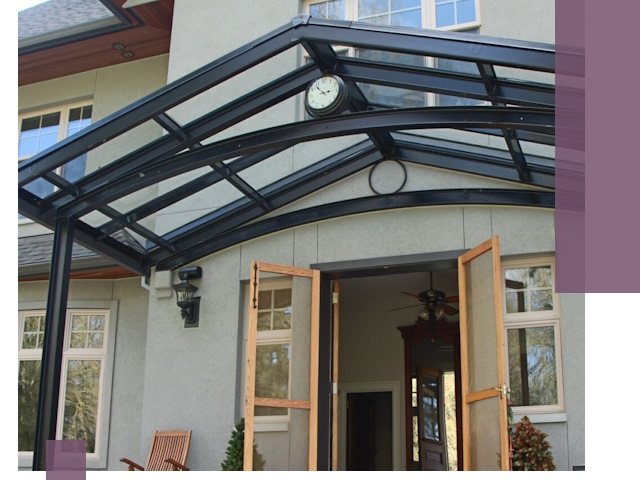 Изготовление и монтаж навесов и козырьков в Кызыле