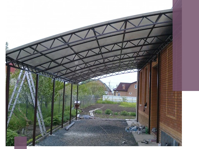 Профессиональный монтаж навесов под ключ в Кызыле