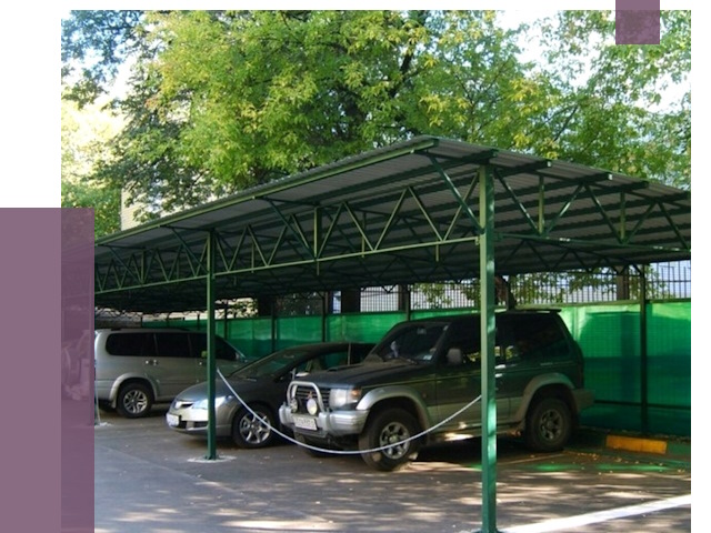 Навесы для парковки в Кызыле от 81412 руб. заказать | ПРОЛЁТ-Кзл