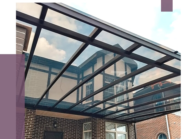 Навесы из поликарбоната в Кызыле от 8732 руб. под ключ — ПРОЛЁТ-Кзл