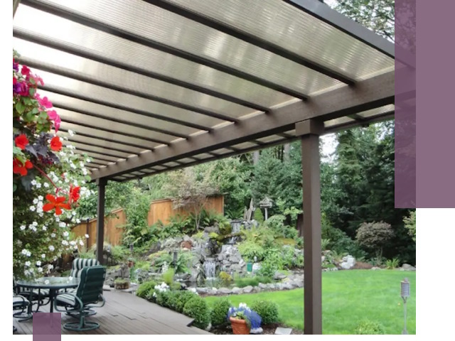 Навесы из поликарбоната под ключ в Кызыле быстро и надёжно