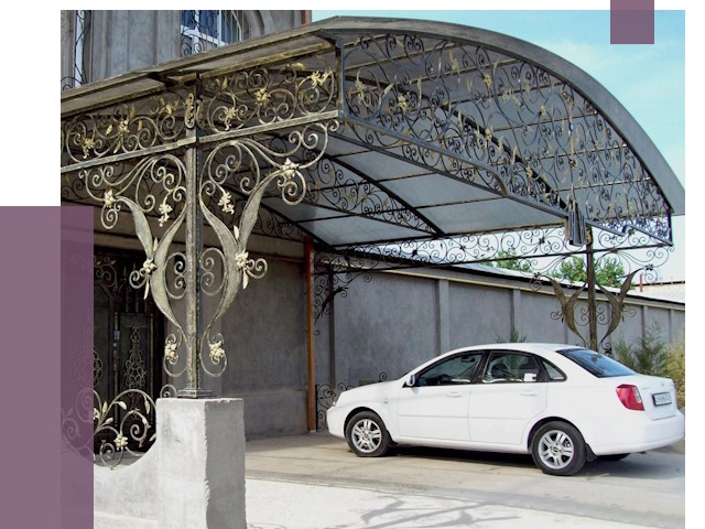Кованые навесы в Кызыле от 14779 руб. | ПРОЛЁТ-Кзл