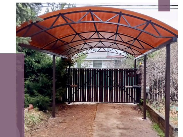 Арочные навесы в Кызыле от 12912 руб. — изготовление и монтаж | ПРОЛЁТ-Кзл