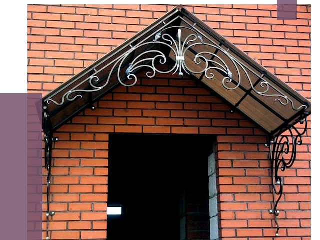 Металлические козырьки в Кызыле от 10838 руб. 