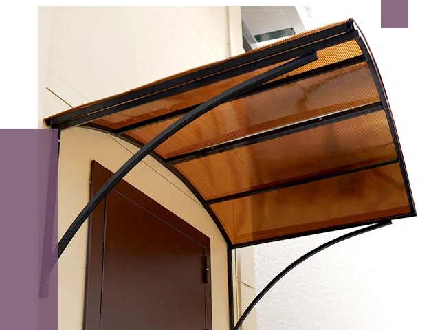 Недорогие козырьки в Кызыле от 7695 руб.  | ПРОЛЁТ-Кзл