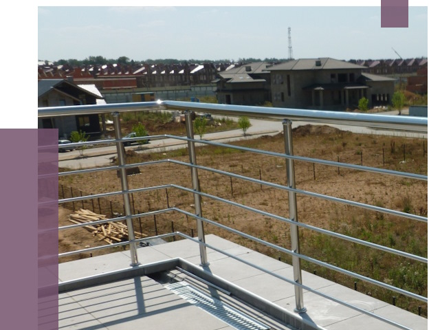 Парапеты из нержавеющей стали в Кызыле от 8089 руб. за м² | ПРОЛЁТ-Кзл