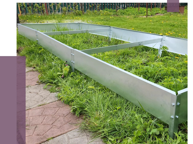Металлические бордюры для грядок в Кызыле от 1815 руб.