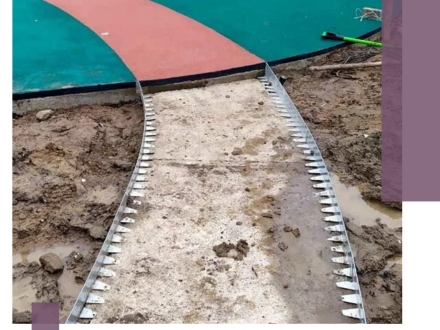 Металлические бордюры для дорожек в Кызыле — монтаж и изготовление