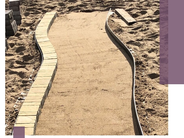 Металлические бордюры для тротуаров в Кызыле — прочные и долговечные