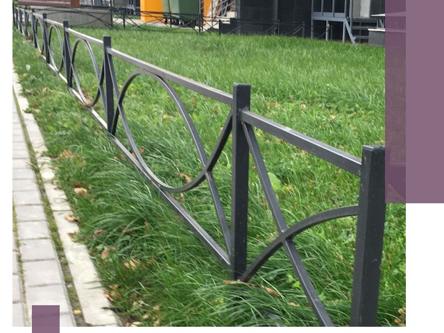Газонные ограждения из металла в Кызыле — монтаж и продажа